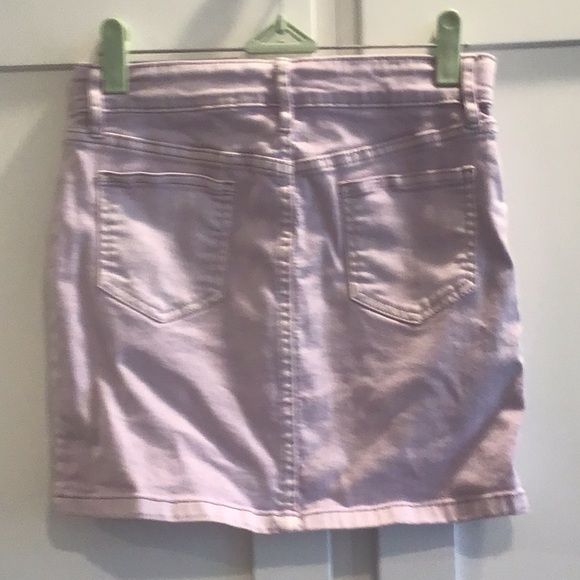 Art Class Purple Jean Skirt - Picture 2 of 3